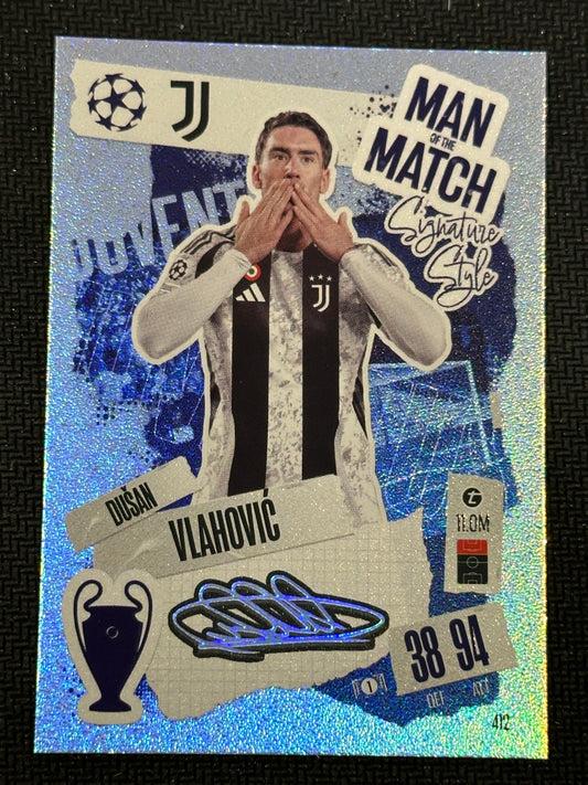 Dusan Vlahovic #412 Match Attax 24/25