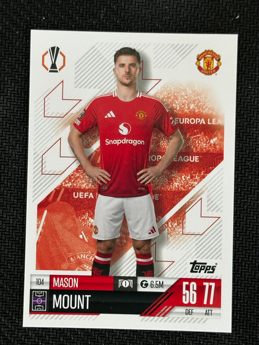 Mason Mount #104 Match Attax 24/25