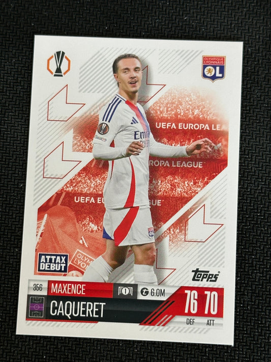 Maxence Caqueret #356 Match Attax 24/25