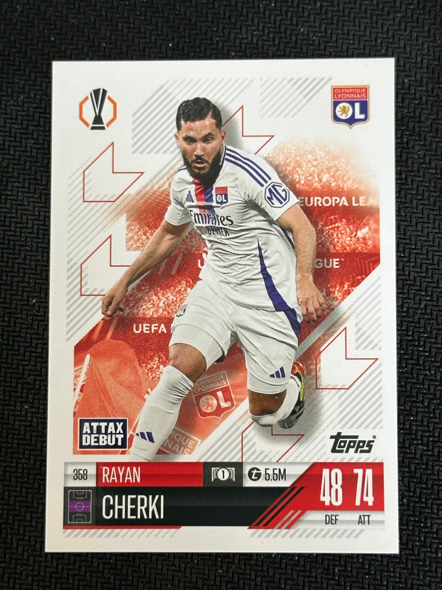 Rayan Cherki #358 Match Attax 24/25