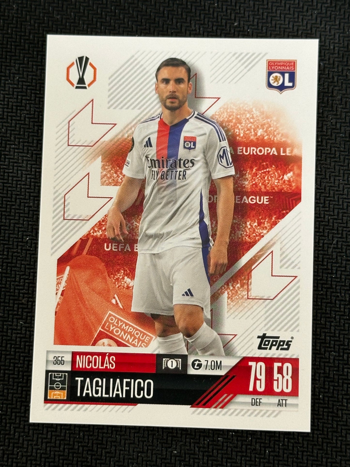 Nicolas Tagliafico #355 Match Attax 24/25