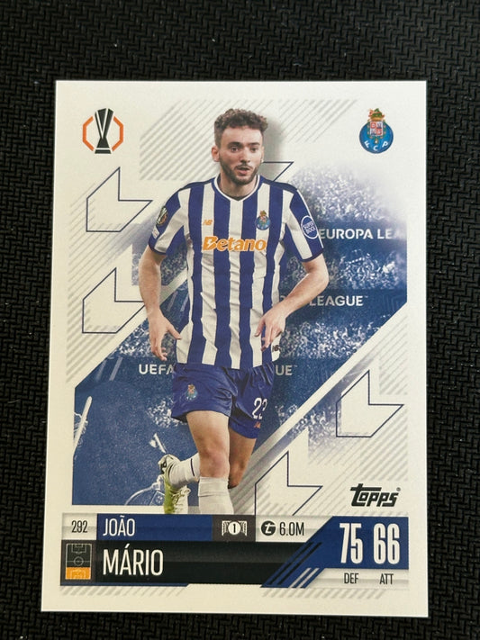 Joao Mario #292 Match Attax 24/25