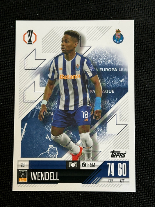 Wendell #291 Match Attax 24/25