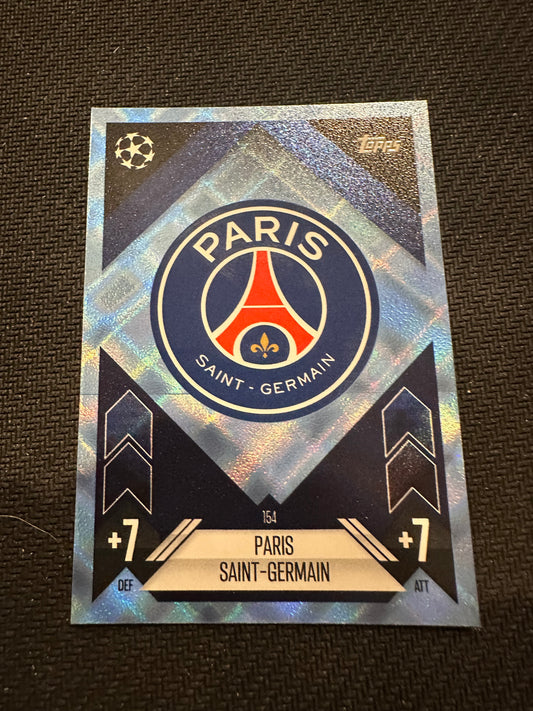 Paris Saint-Germain Team Badge Alternate #154 Match Attax 24/25