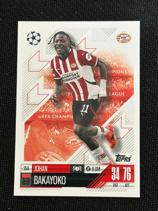Johan Bakayoko #259 Match Attax 24/25