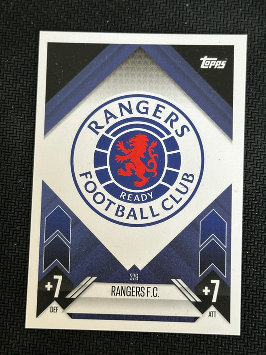 Rangers F.C. Team Badge #379 Match Attax 24/25