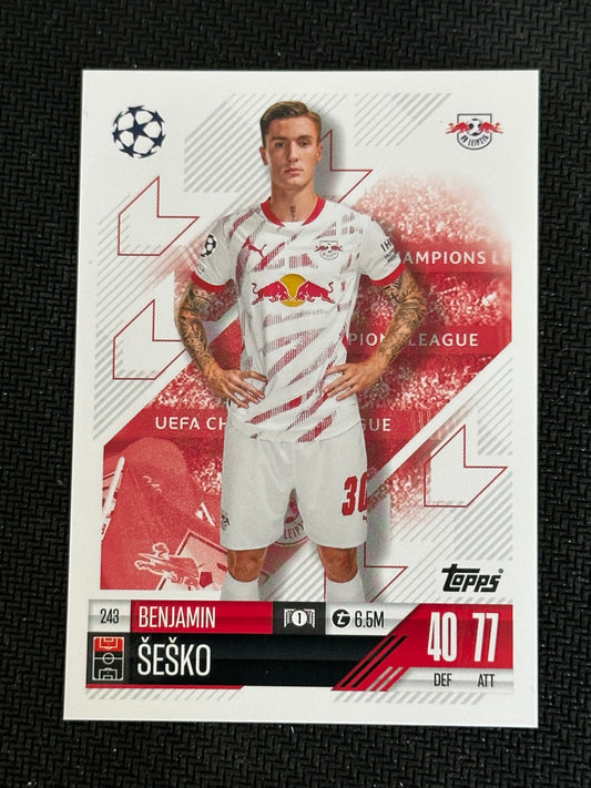 Benjamin Sesko #243 Match Attax 24/25