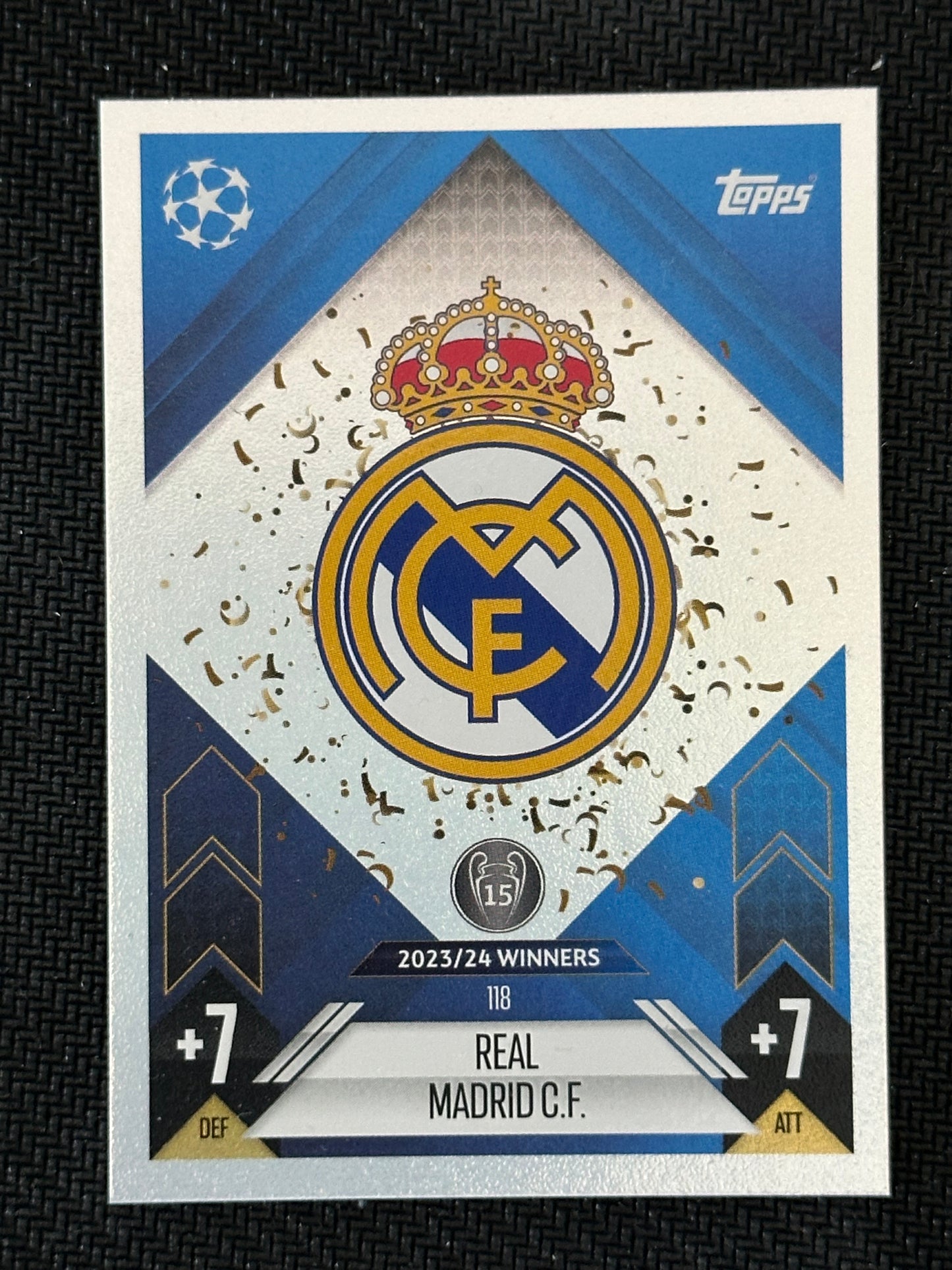 Real Madrid C.F. Team Badge #118 Match Attax 24/25