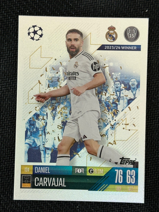 Daniel Carvajal #124 Match Attax 24/25