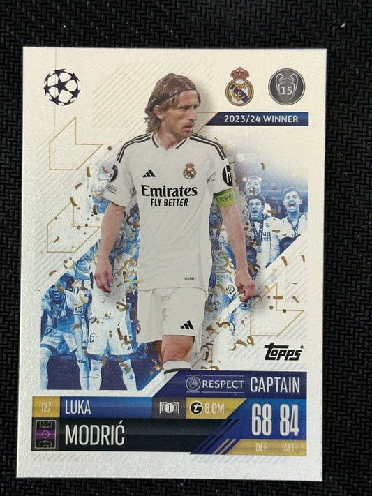 Luka Modric #127 Match Attax 24/25