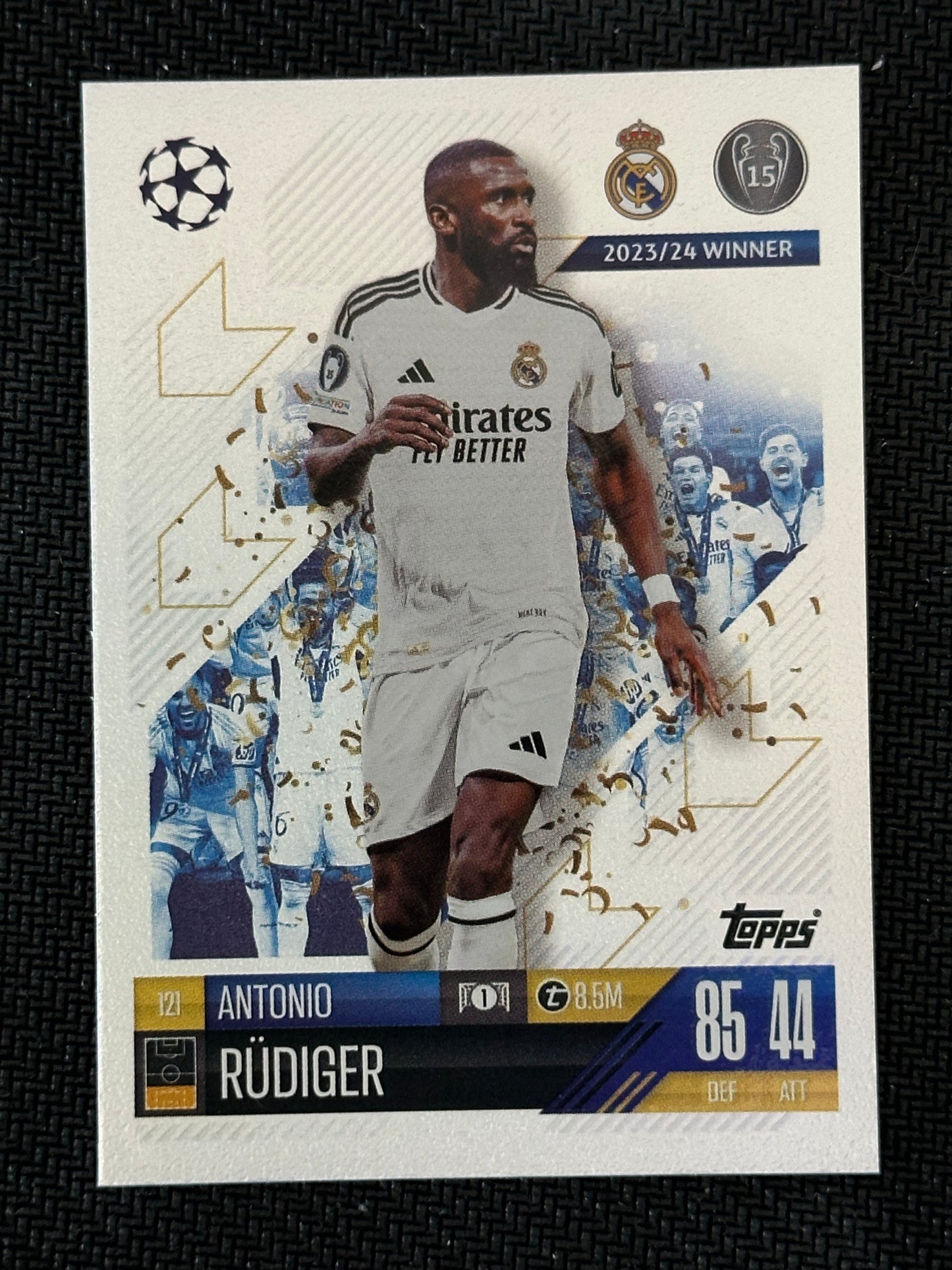 Antonio Rudiger #121 Match Attax 24/25