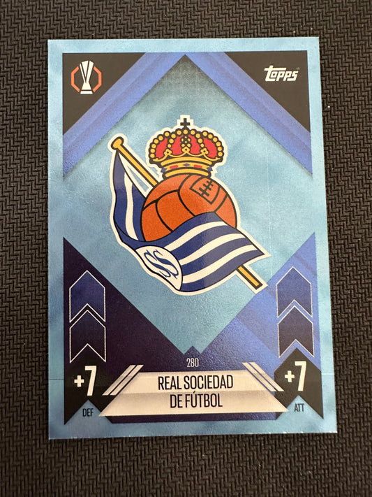 Real Sociedad de Futbol Team Badge Alternate #280 Match Attax 24/25