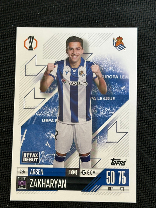 Arsen Zakharyan #285 Match Attax 24/25