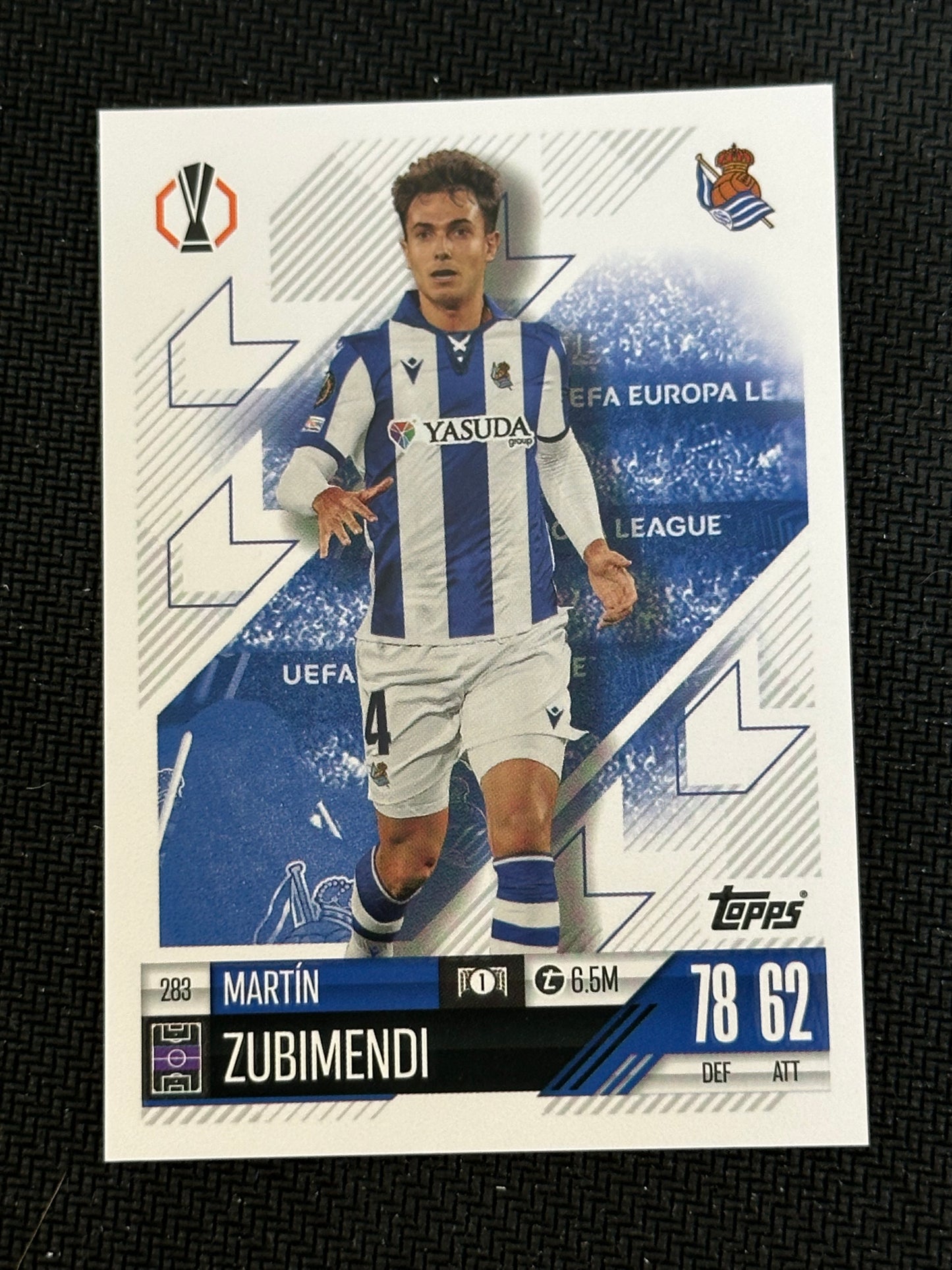 Martin Zubimendi #283 Match Attax 24/2