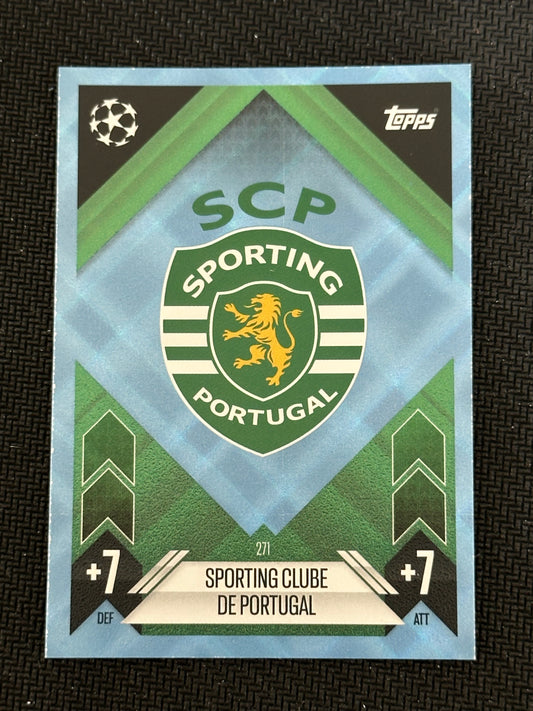 Sporting Clube De Portugal Team Badge Alternate #271 Match Attax 24/25