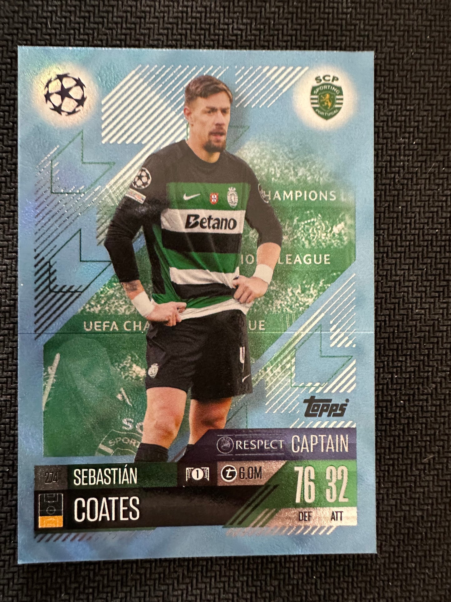 Sebastian Coates Captain #274 Match Attax 24/25