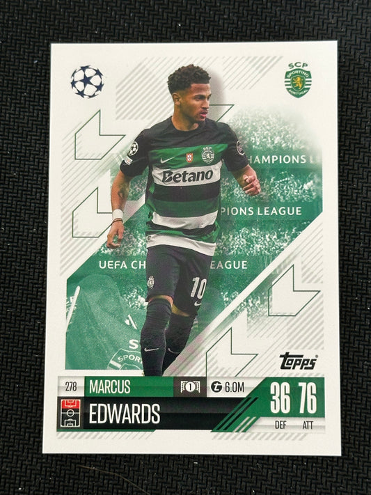 Marcus Edwards #278 Match Attax 24/25