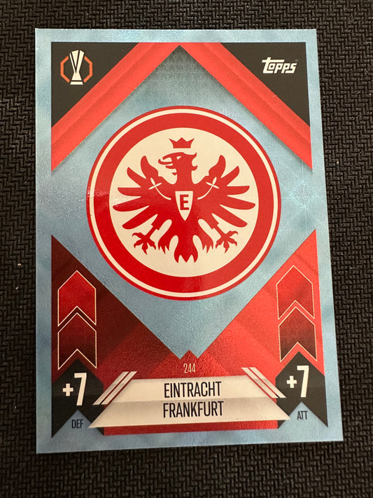 Eintracht Frankfurt Team Badge Alternate #244 Match Attax 24/25