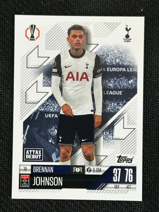 Brennan Johnson #78 Match Attax 24/25