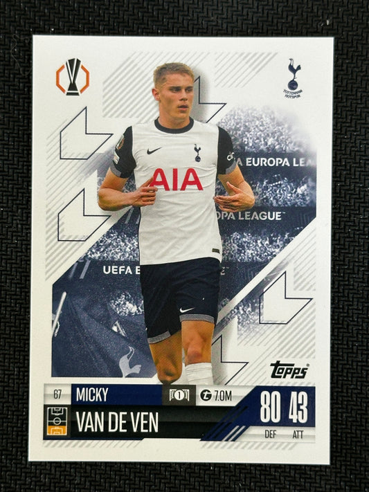 Micky Van De Ven #67 Match Attax 24/25