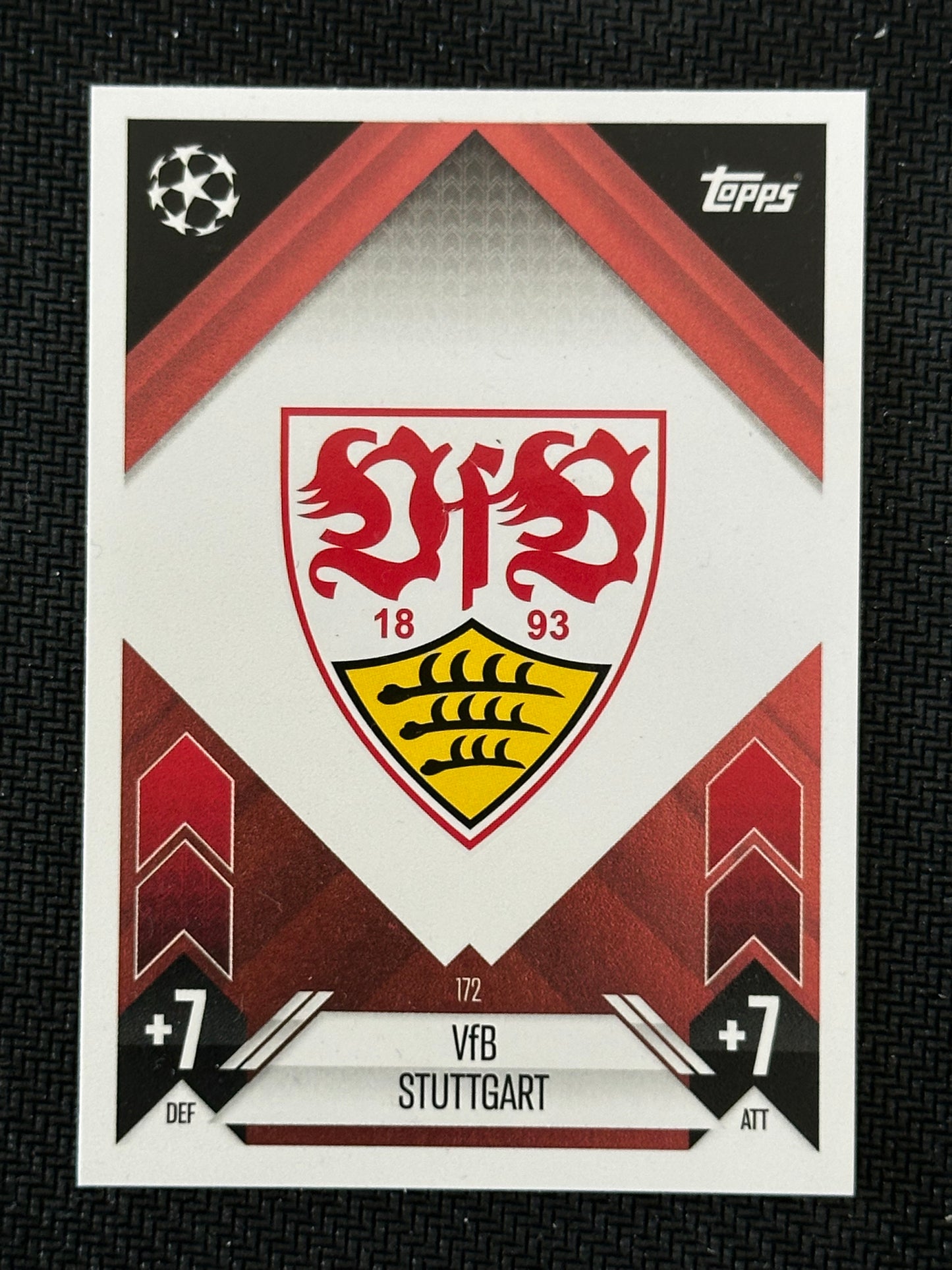 VfB Stuttgart Team Badge #172 Match Attax 24/25