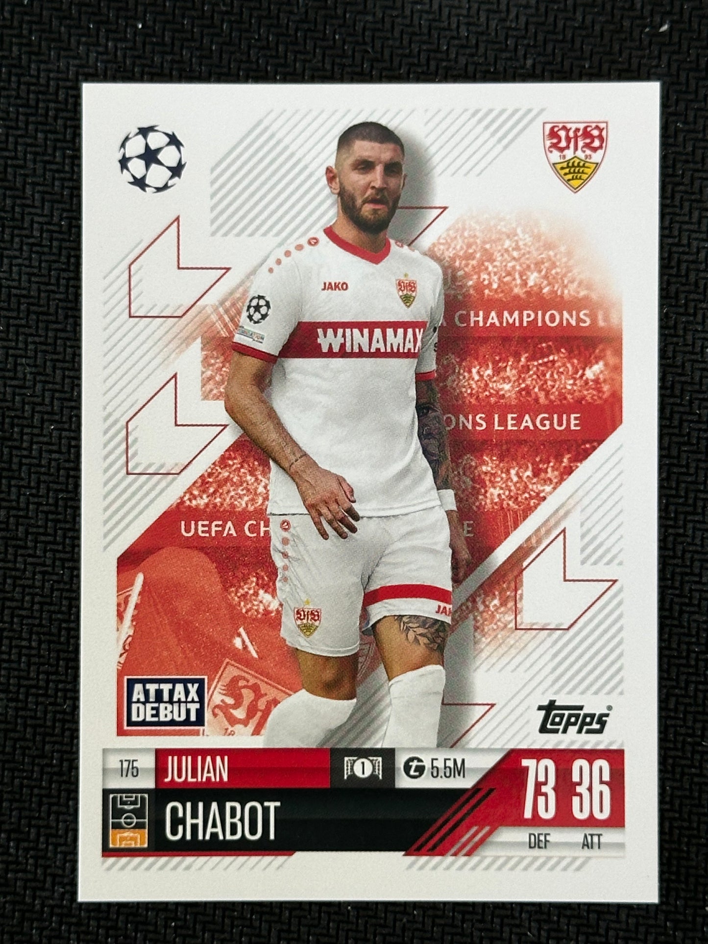 Julian Chabot #175 Match Attax 24/25