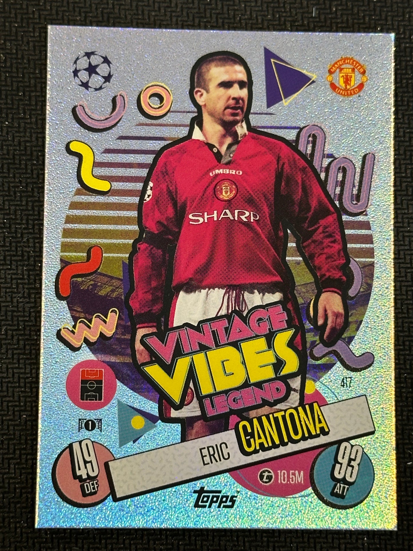 Eric Cantona #417 Match Attax 24/25