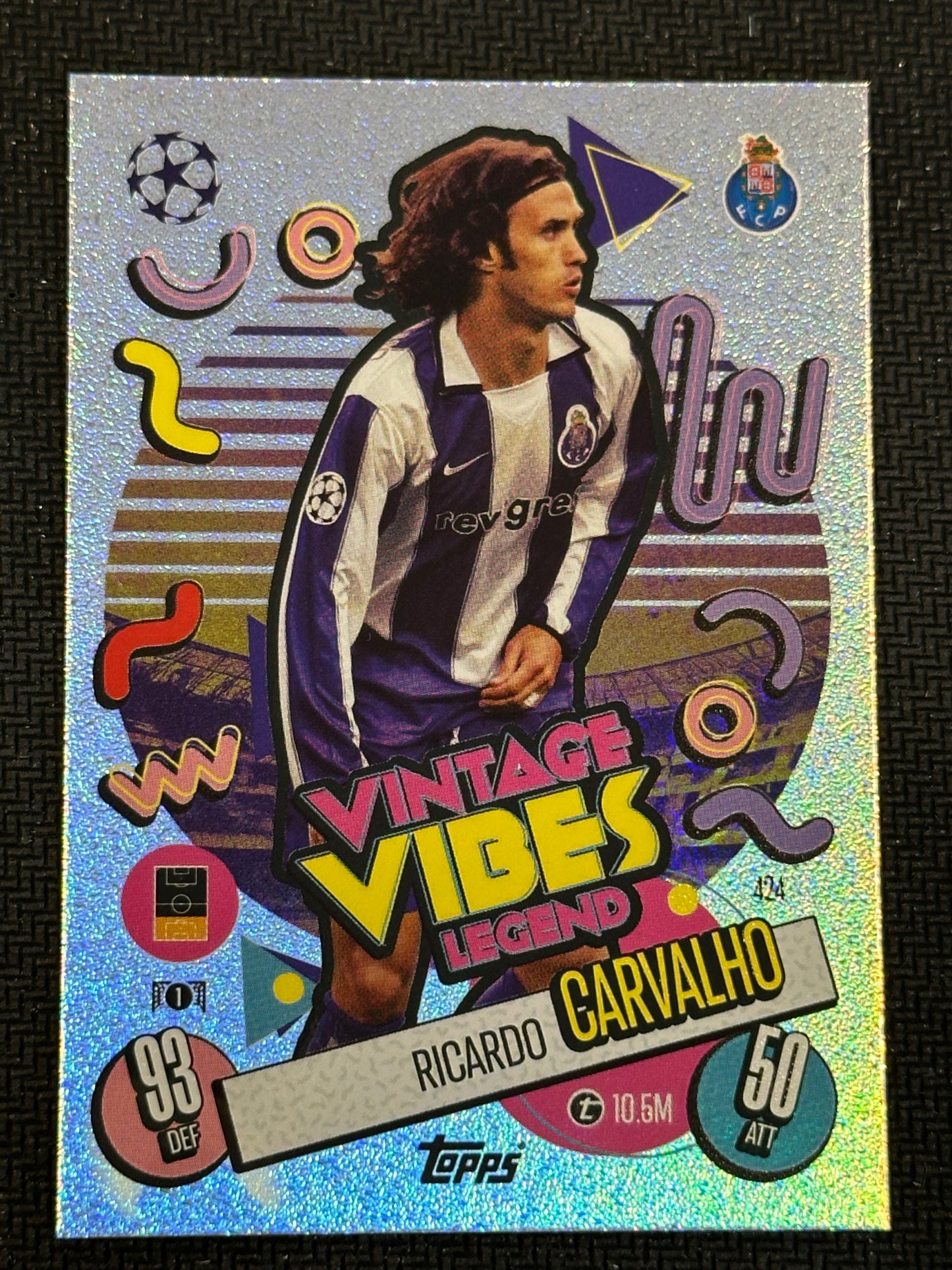 Ricardo Carvalho #424 Match Attax 24/25