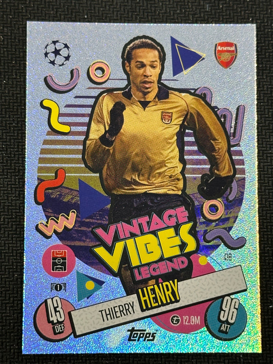 Thierry Henry #416 Match Attax 24/25