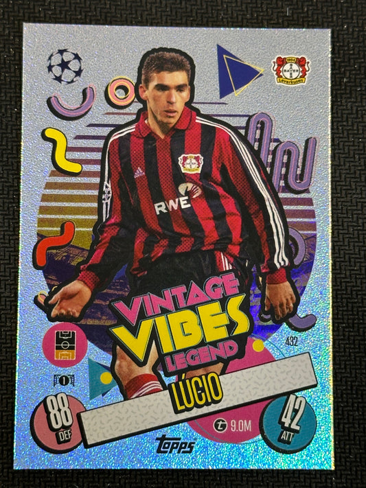 Lucio #432 Match Attax 24/25